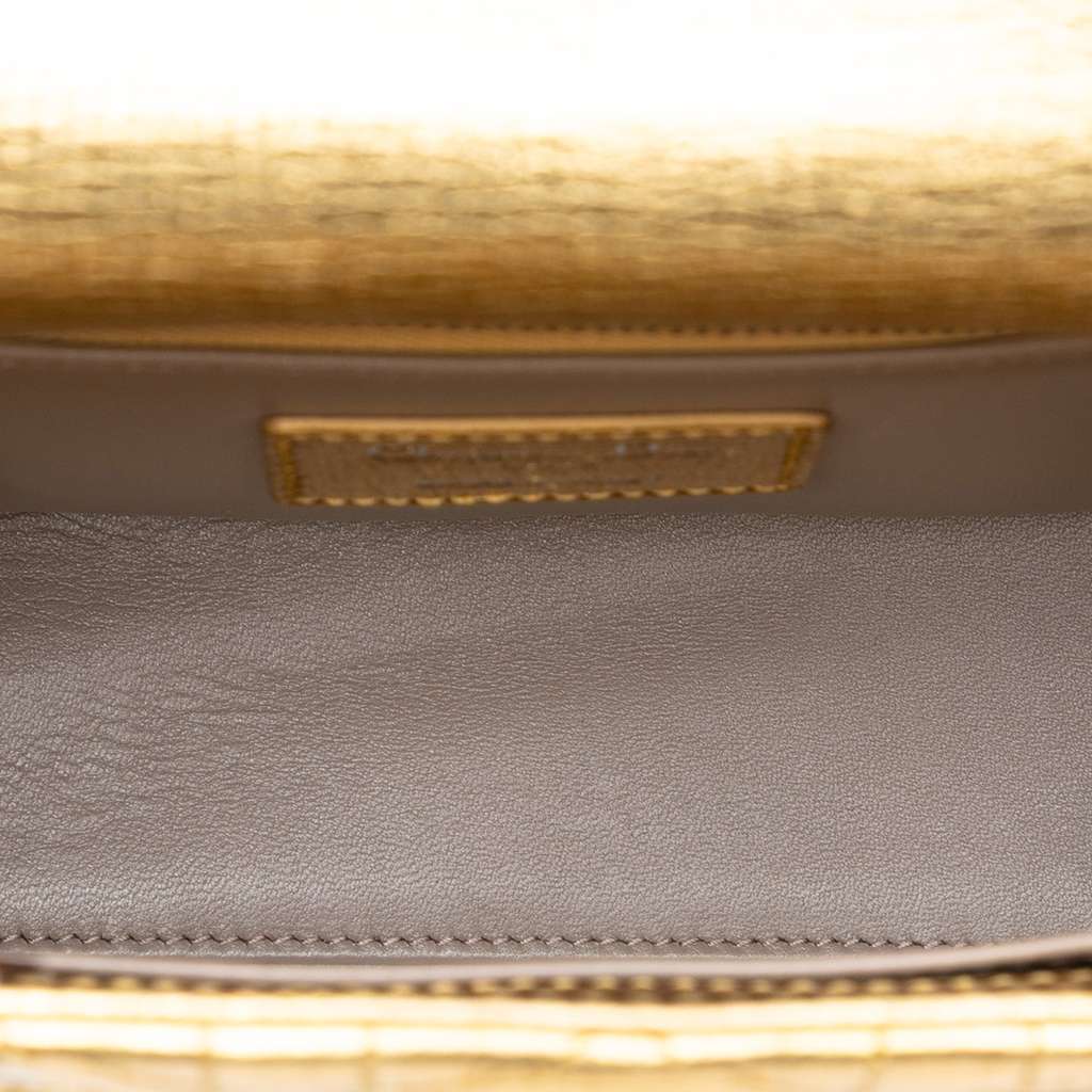 Dior Small Metallic Grained Calfskin Cannage My ABCDior Lady Dior - 4