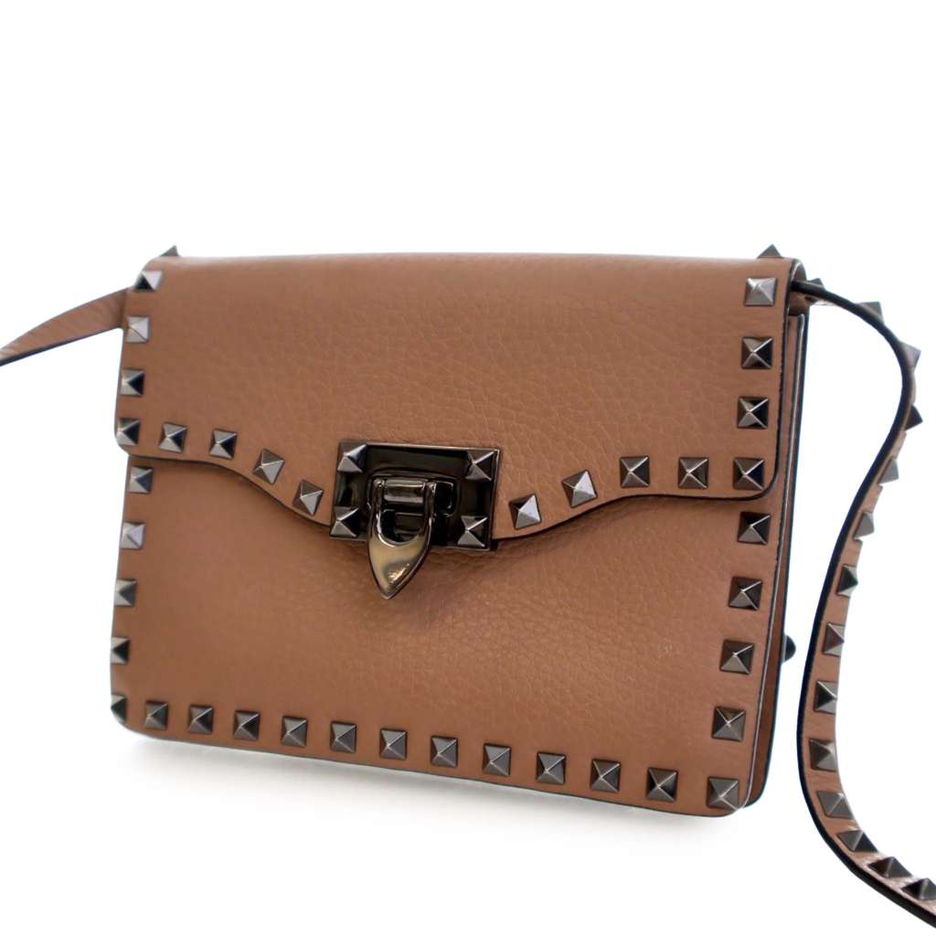 Valentino Mini Leather Rockstud Flap Crossbody - 2