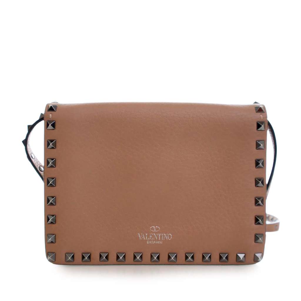 Valentino Mini Leather Rockstud Flap Crossbody - 4