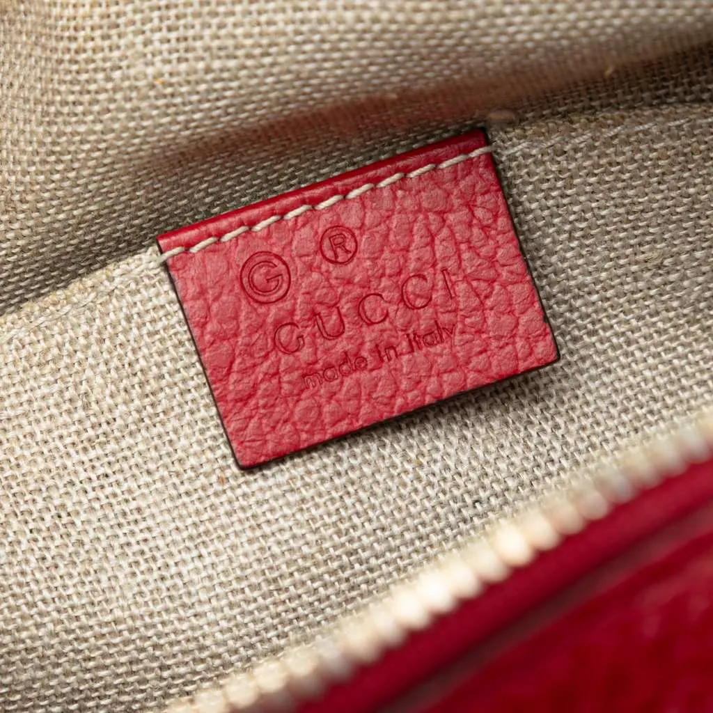 Gucci GG Canvas Bree Crossbody Brown Canvas Good - Box View