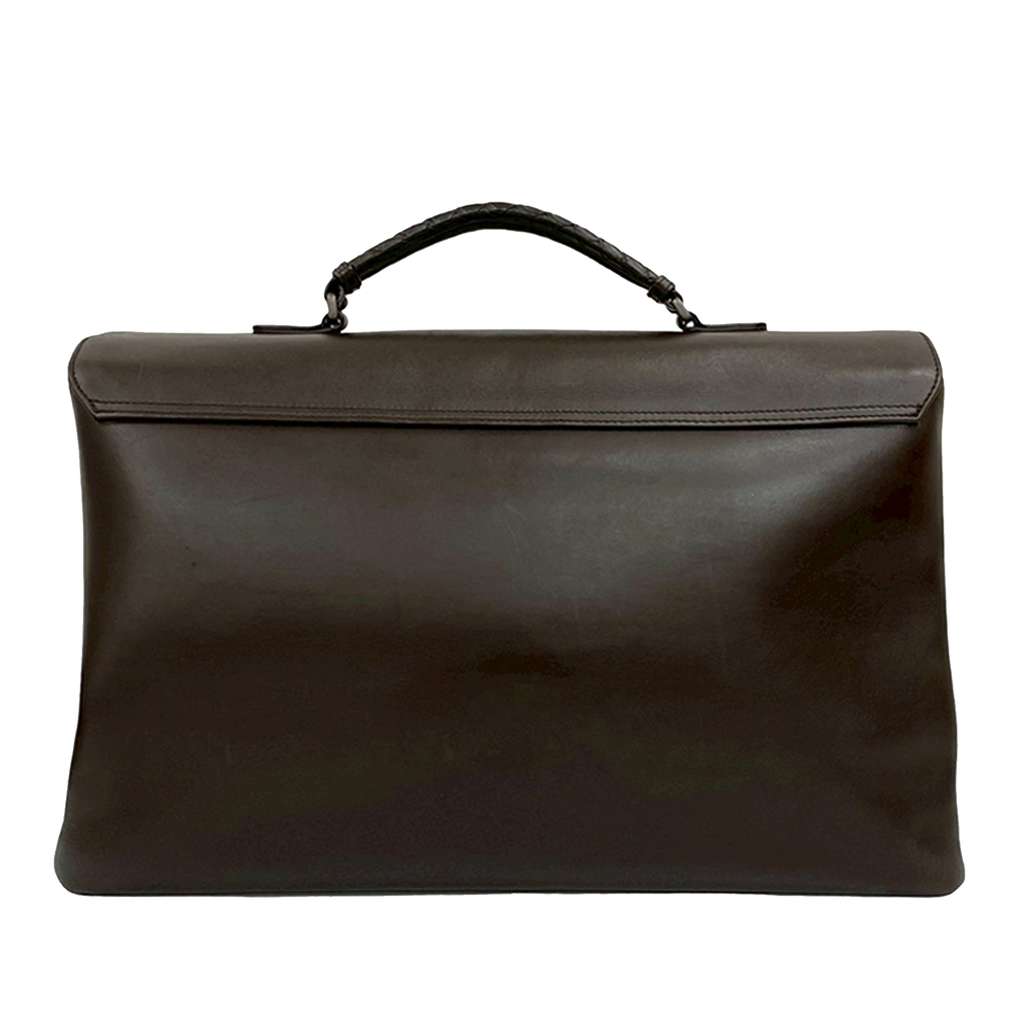 Bottega Veneta Intrecciato Trimmed Nappa Business Bag - 2