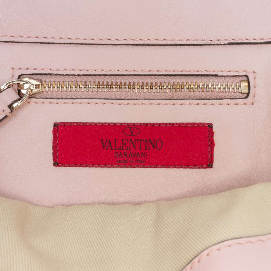 Valentino Mini Leather Rockstud Trapeze Satchel - 5