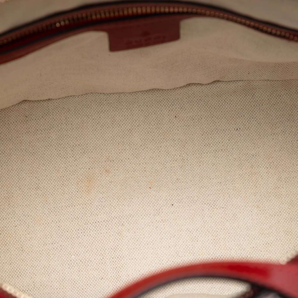 Gucci Medium Microguccissima Patent Nice Dome Satchel - 4