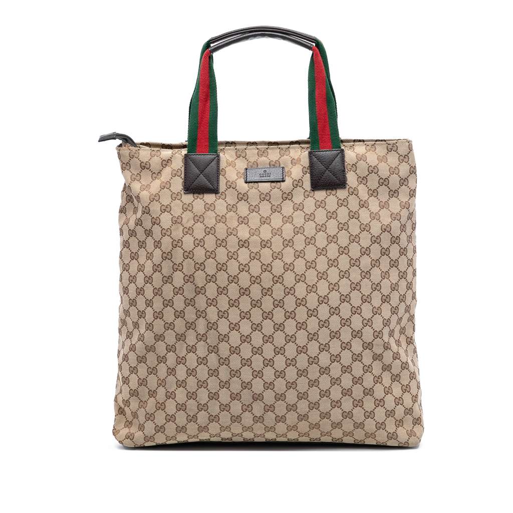 Gucci GG Canvas Web Tote