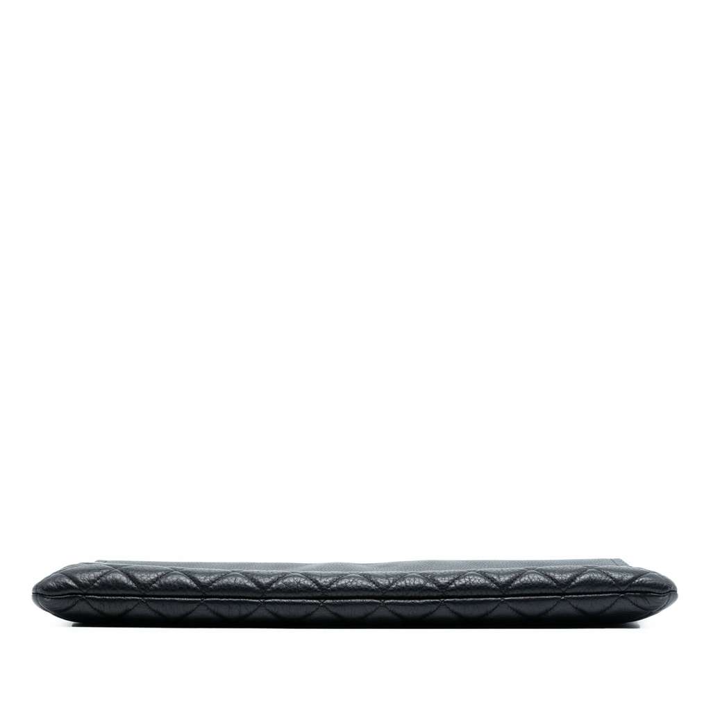 Chanel Large Quilted Grained Calfskin Archi Chic Cosmetic Case - 3