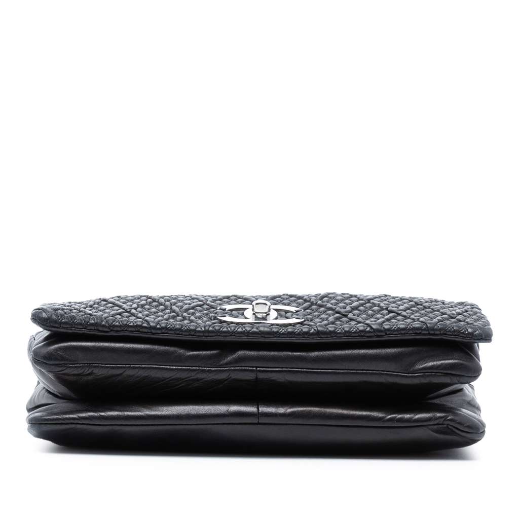 Chanel CC Quilted Astrakhan Single Flap - 3