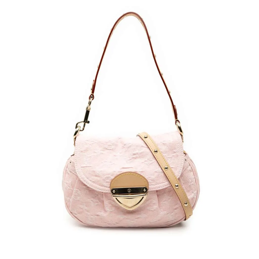 Louis Vuitton Monogram Denim Sunset Pink Denim Very good - Front View