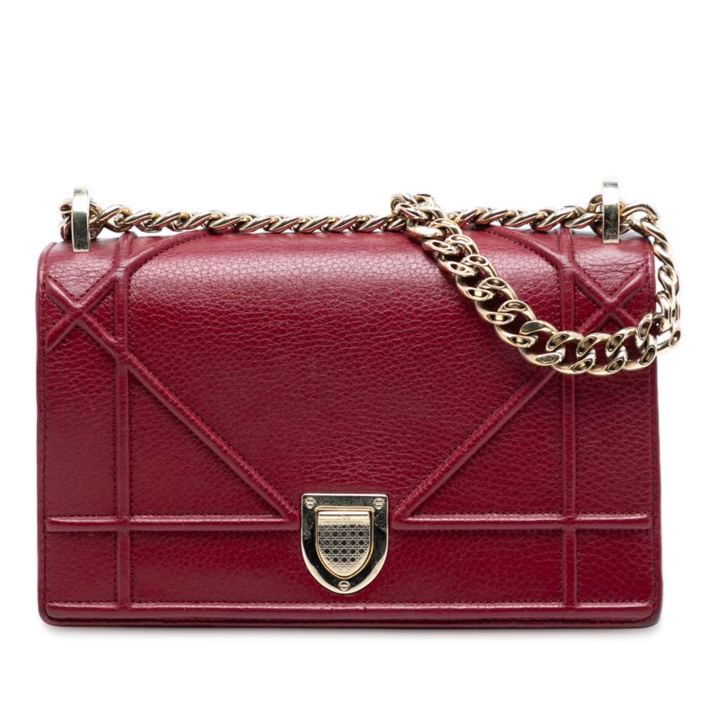 Dior Small Grained Calfskin Diorama Flap