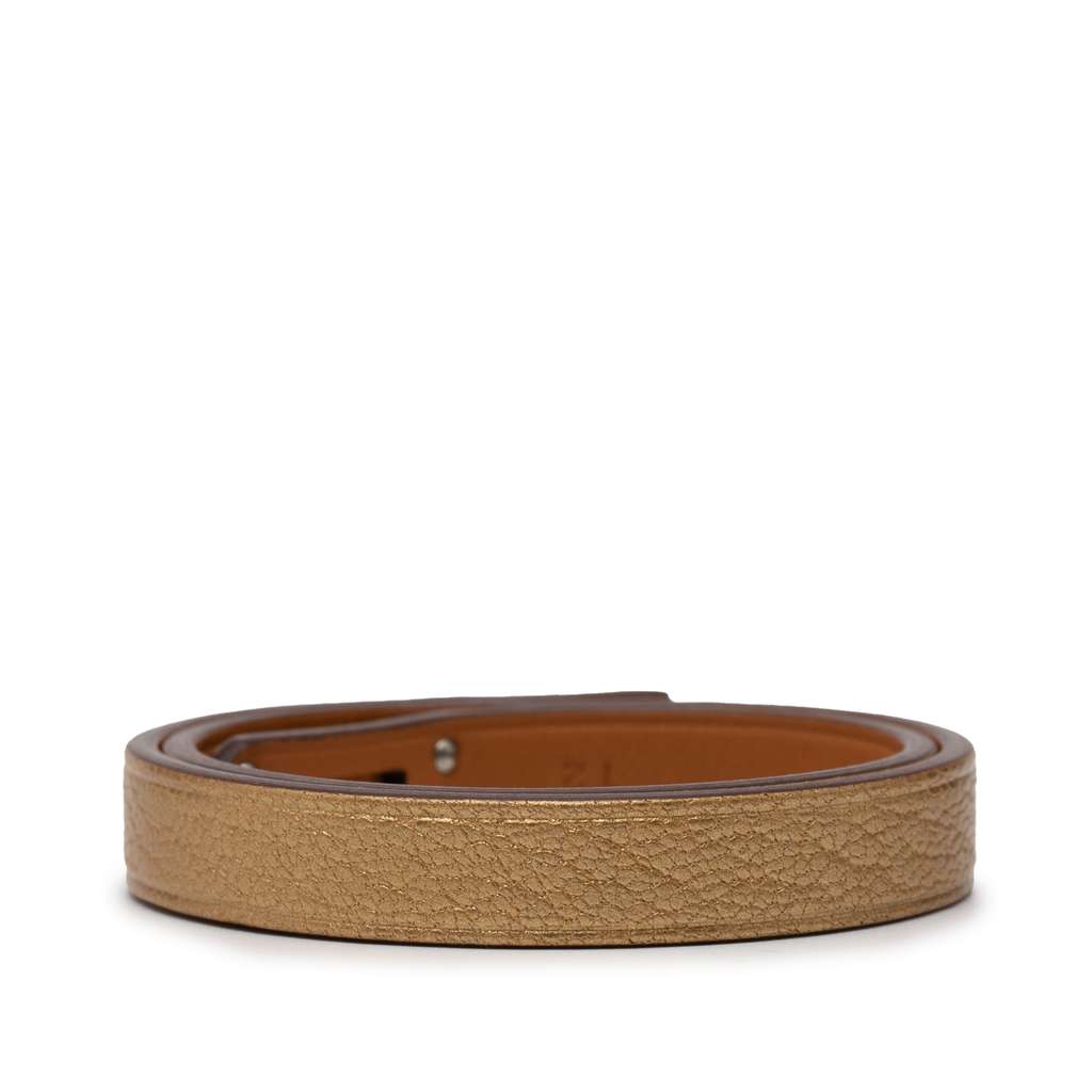 Hermès Chevre Mysore Mini Kelly Double Tour Bracelet T2 - 3