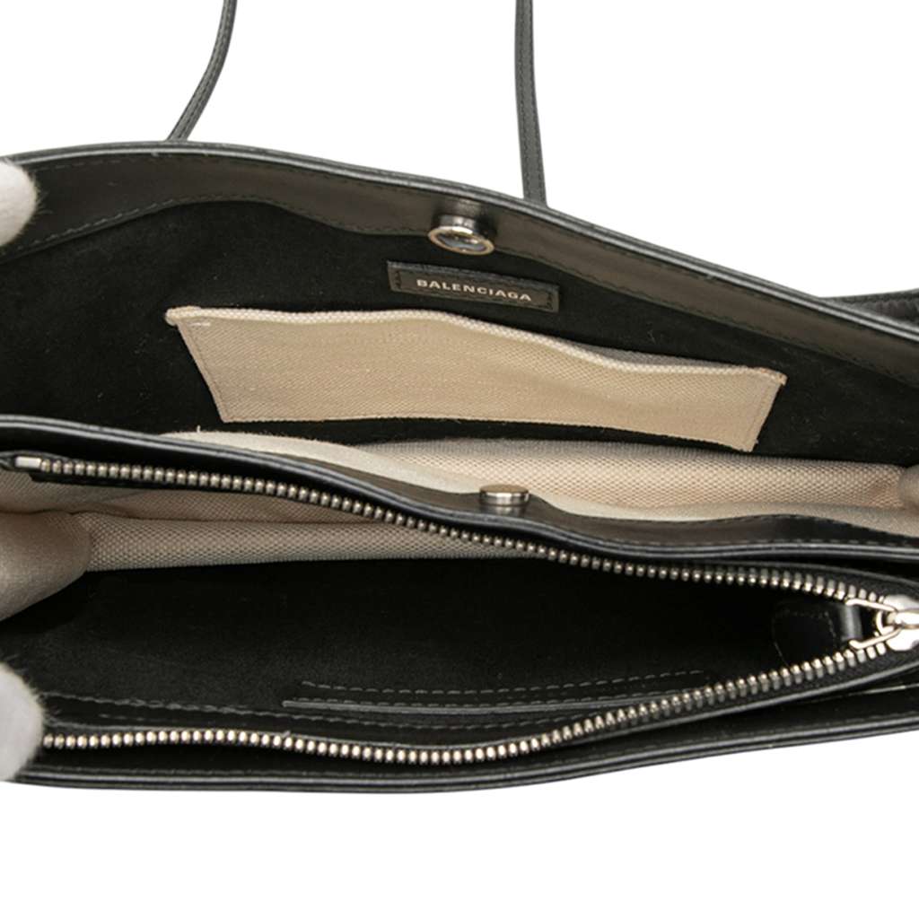 Balenciaga Canvas Navy Pochette Crossbody - 4