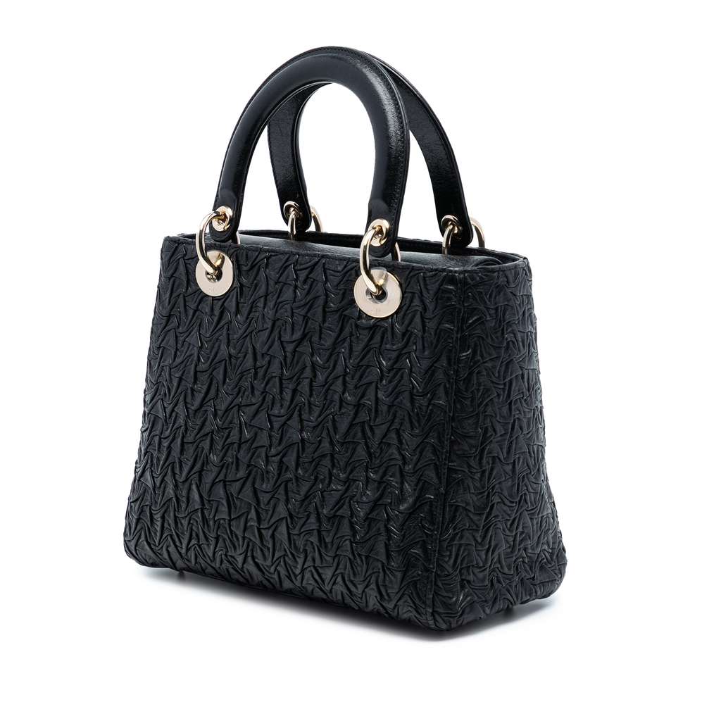 Dior Medium Wavy Crinkled Lambskin Lady Dior - 2