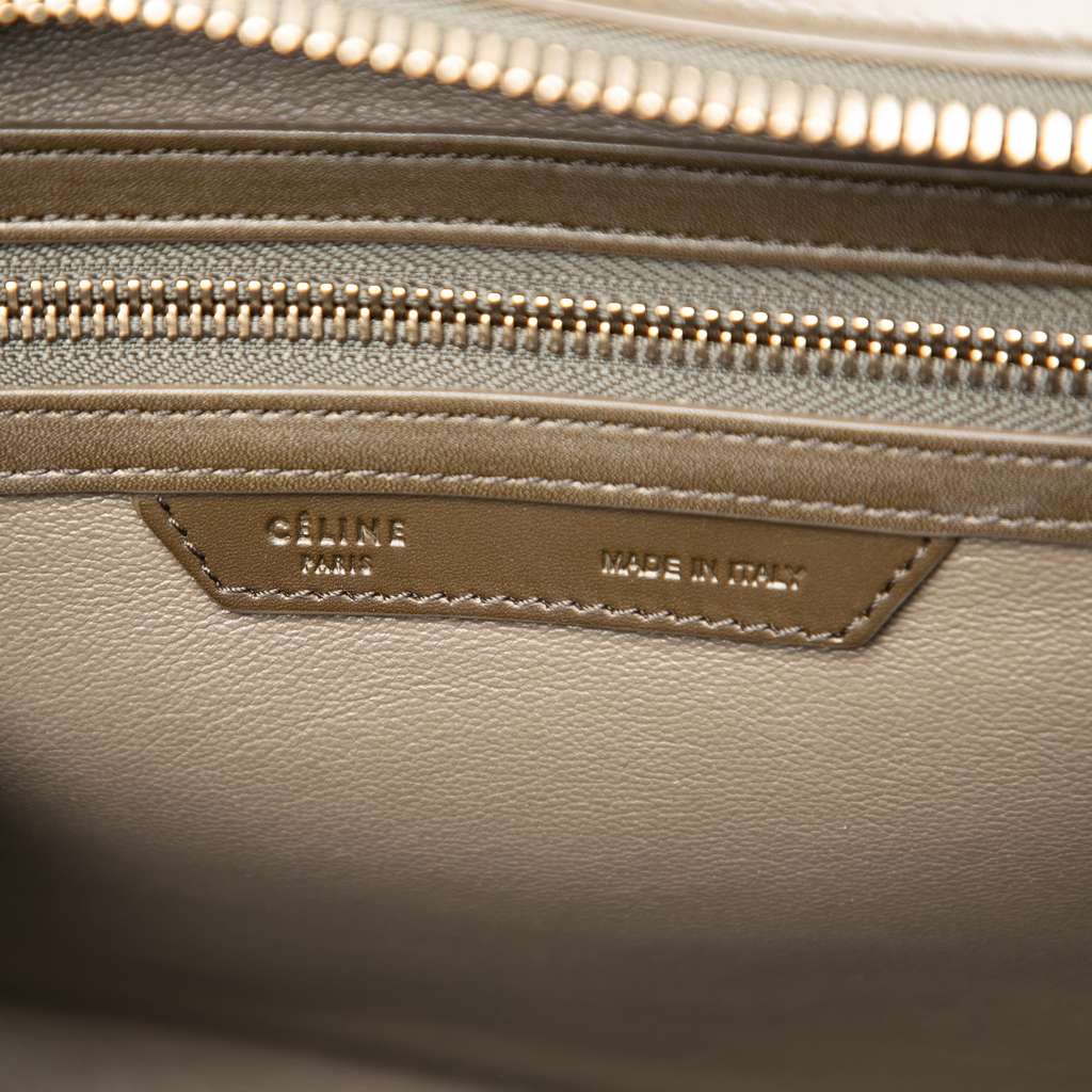 Celine Micro Tricolor Leather Luggage Tote - 5