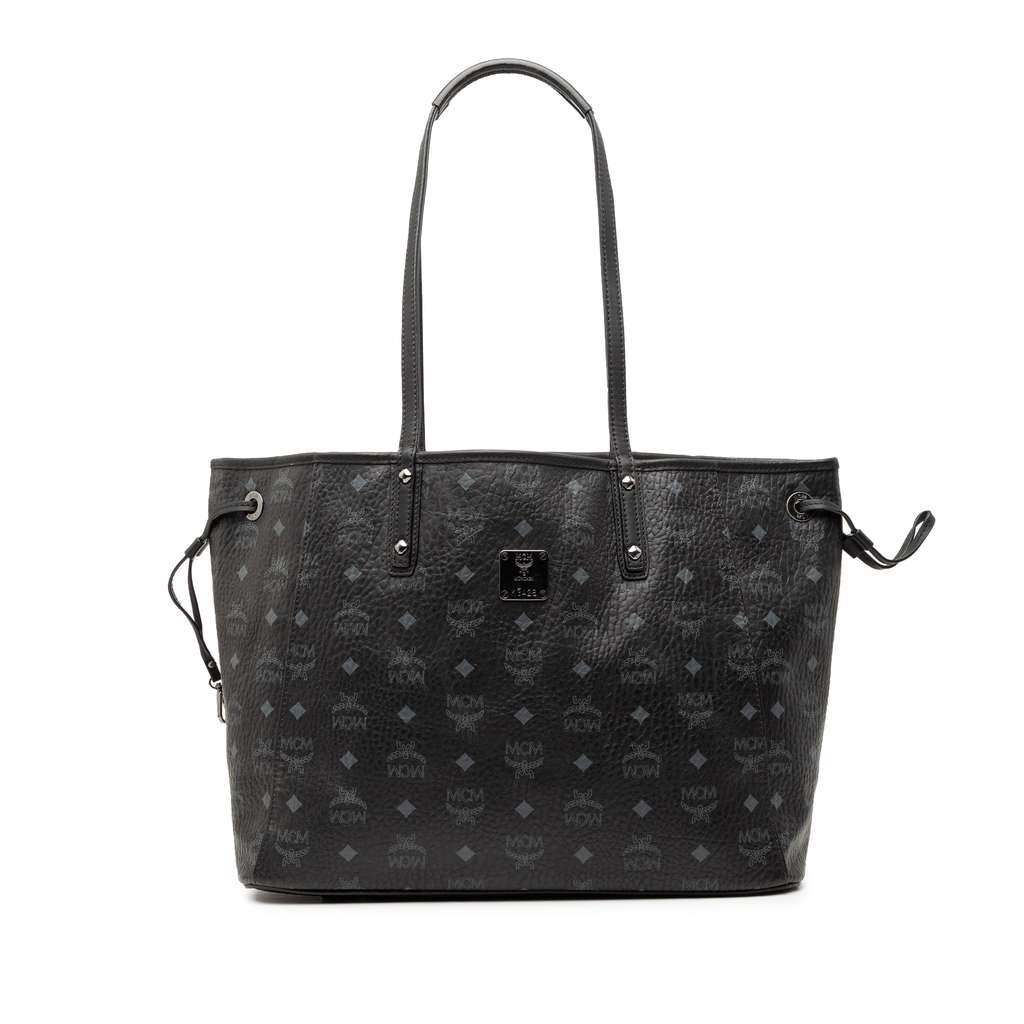 Mcm Visetos Coated Canvas Tote