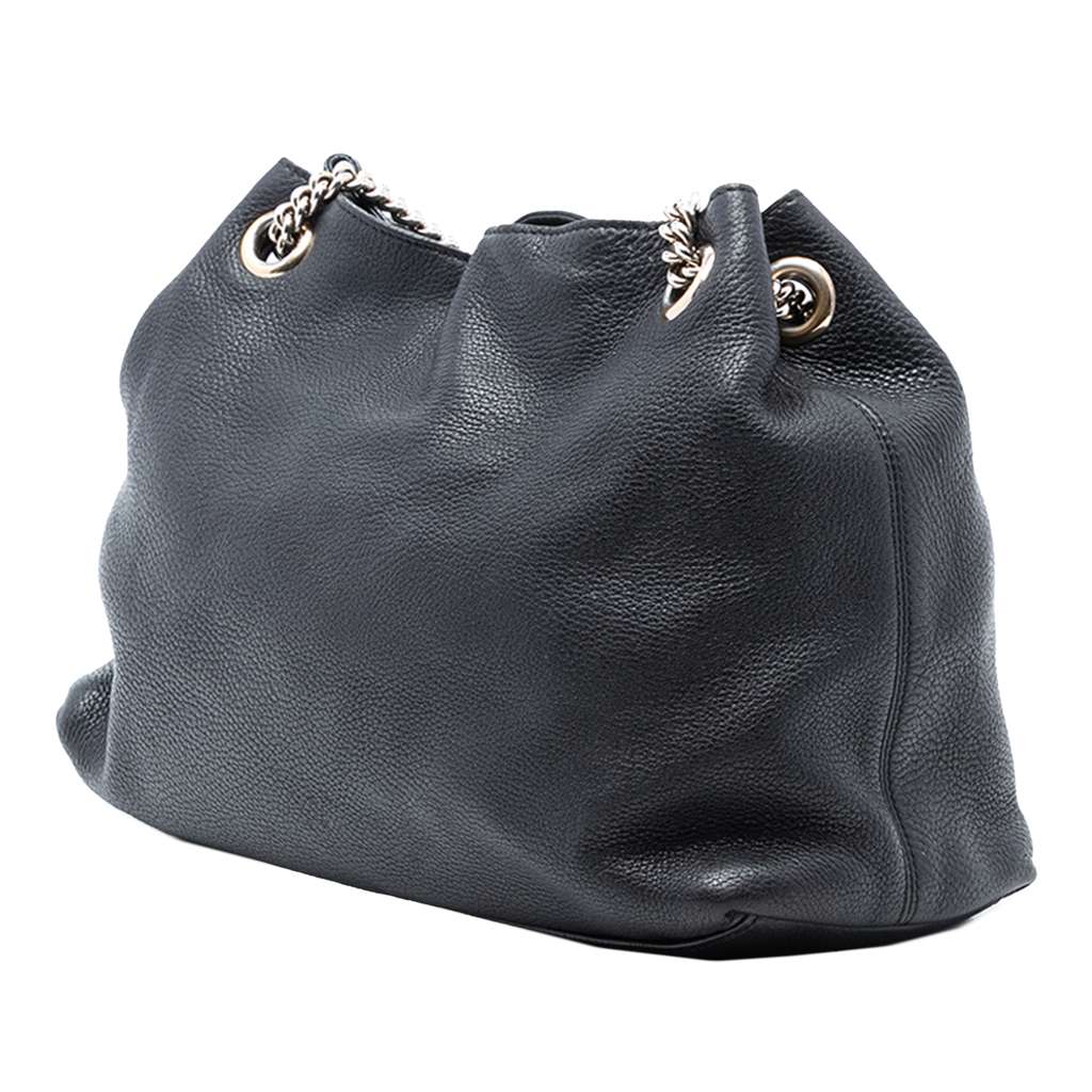 Gucci Medium Leather Soho Chain Tote - 2