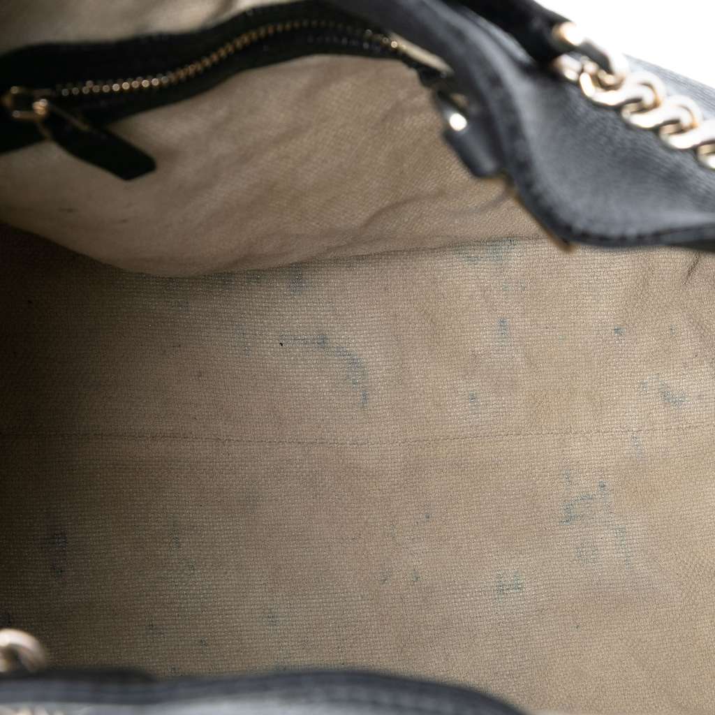 Gucci Medium Leather Soho Chain Tote - 4