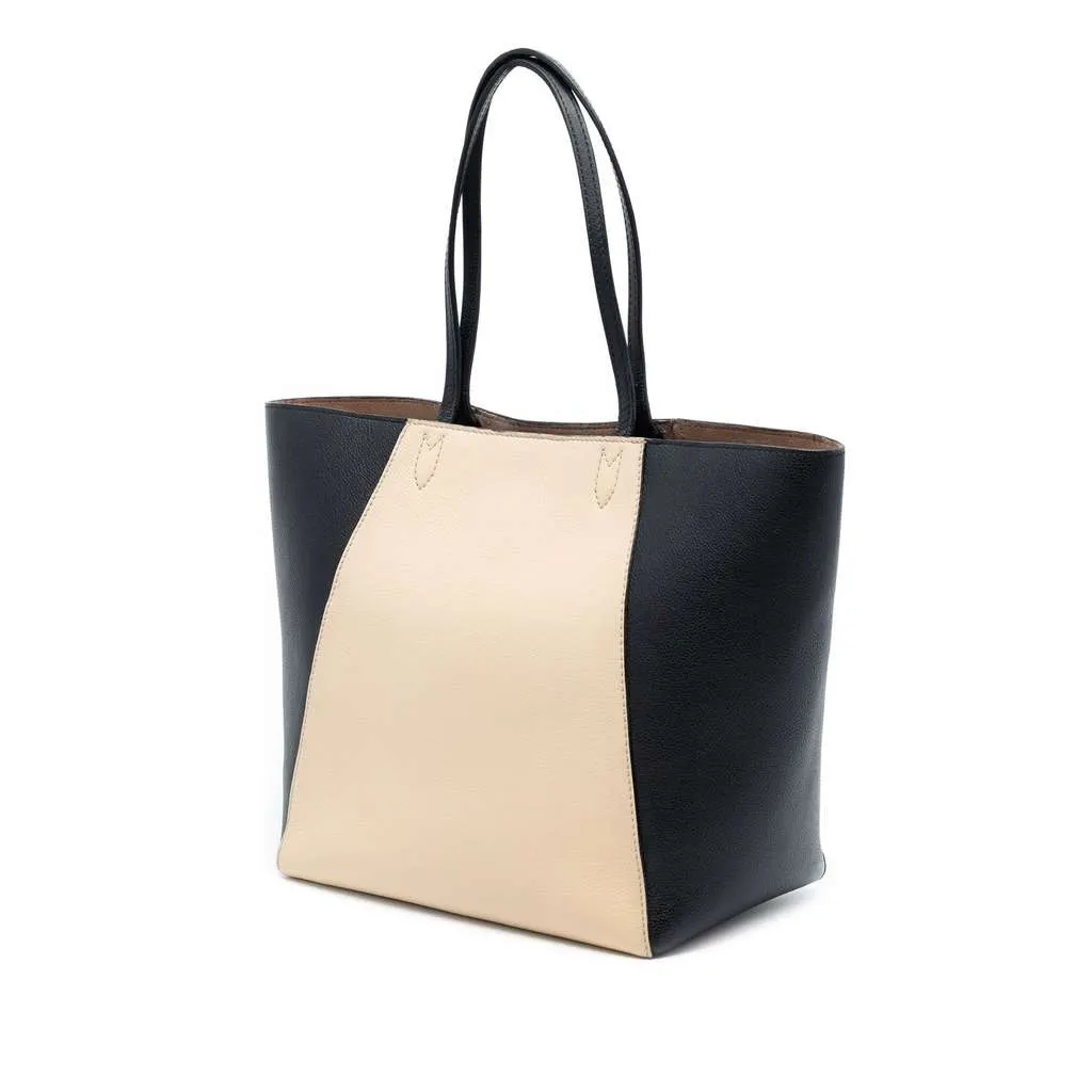 Louis Vuitton LockMe Cabas Brown Leather Very good - Back View