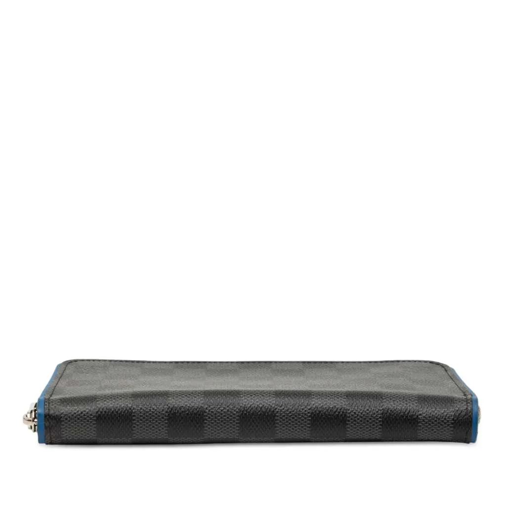 Louis Vuitton Damier Graphite Vertical Zippy Wallet Black Very good - Inside View