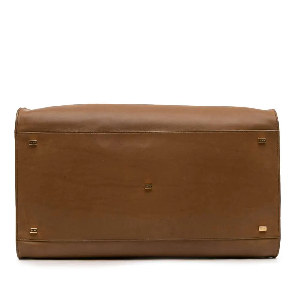The Row Leather Margaux 17 Brown Leather Good - Inside View