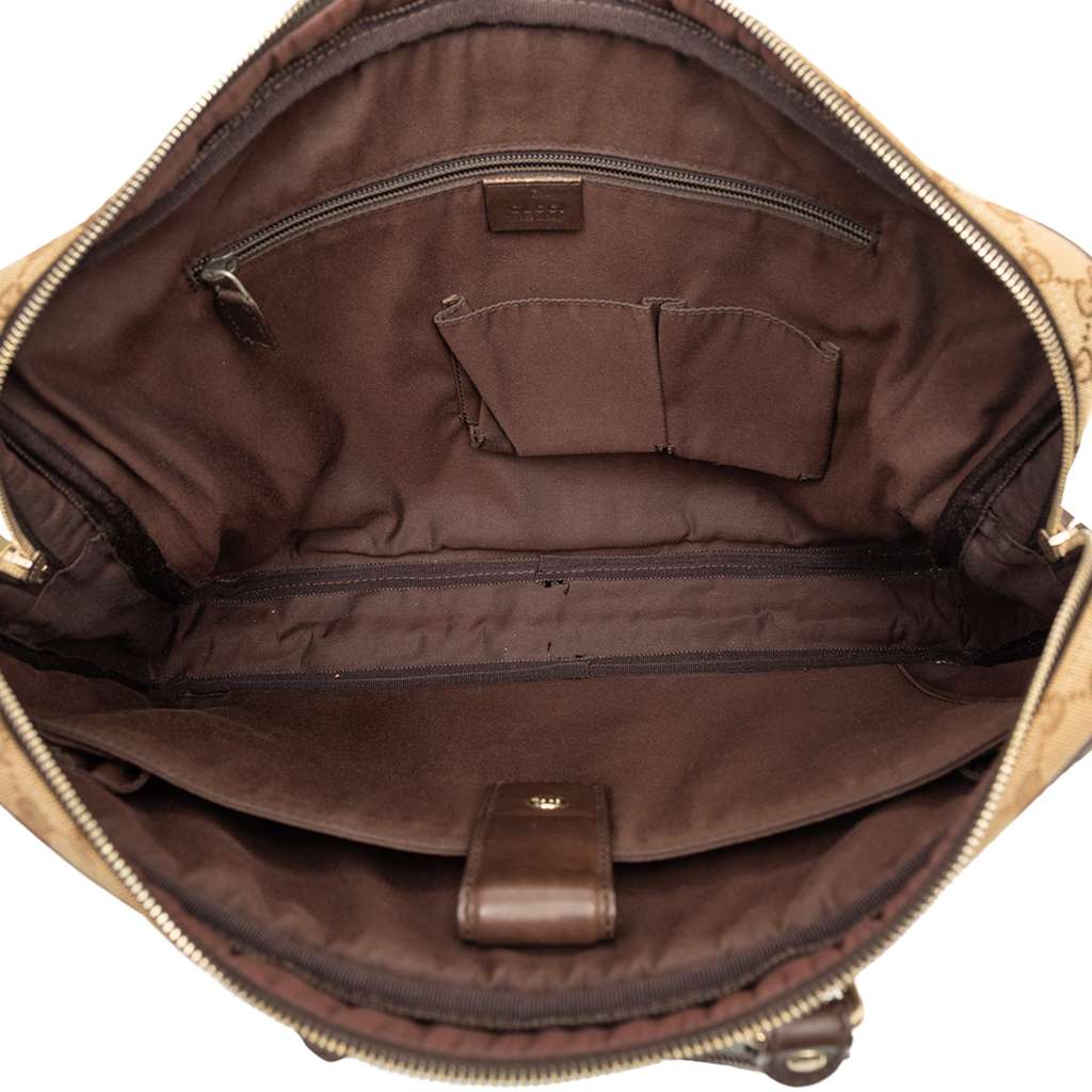 Gucci GG Canvas Web Briefcase - 4