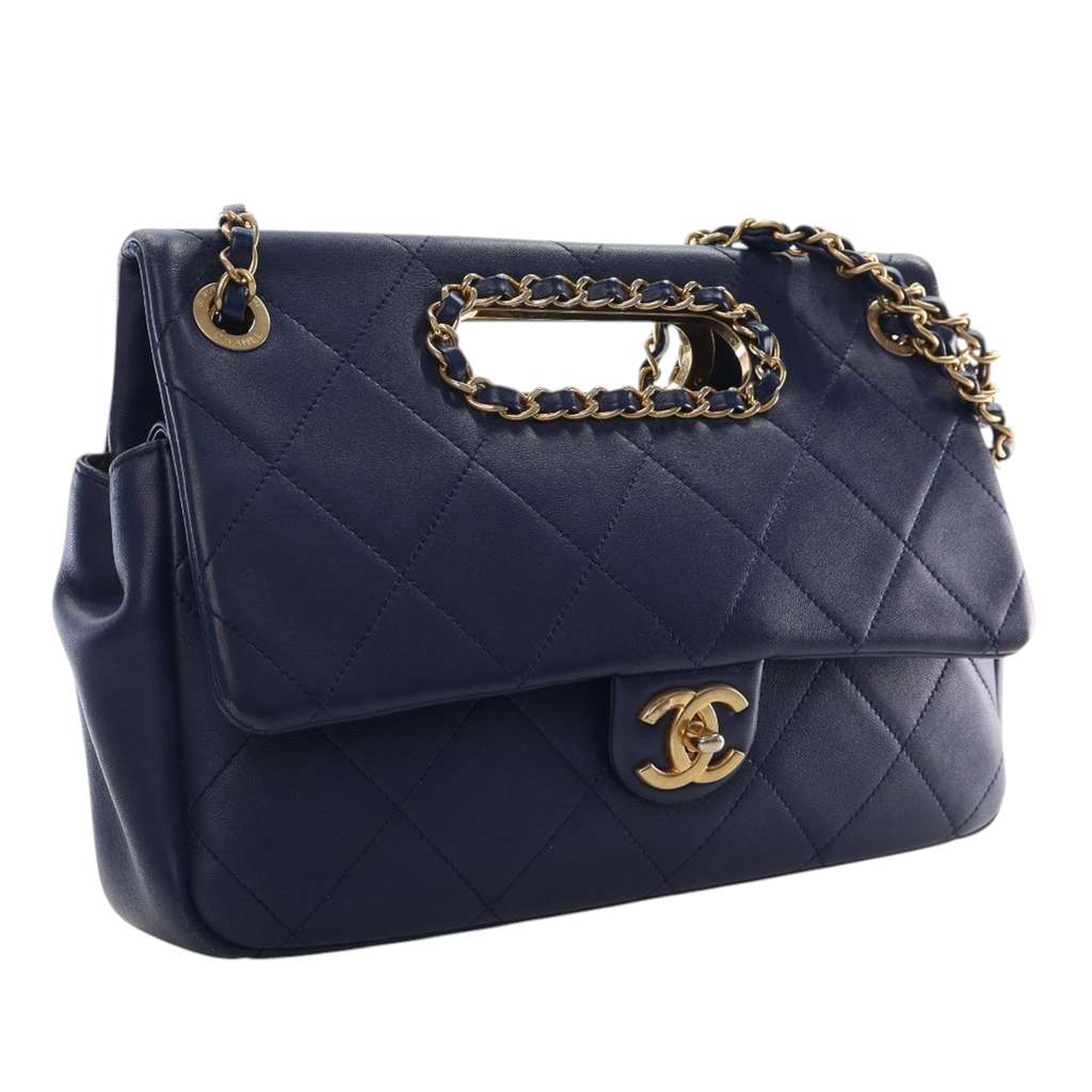 Chanel Quilted Lambskin A Real Catch Flap - 2
