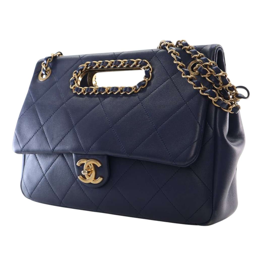 Chanel Quilted Lambskin A Real Catch Flap - 3
