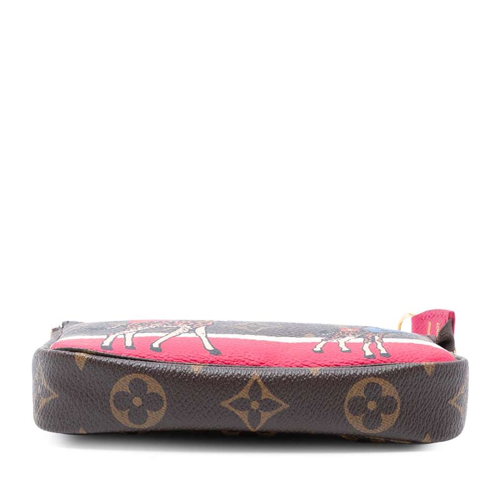 Louis Vuitton Monogram Giraffe Christmas Mini Pochette Accessoires - 3