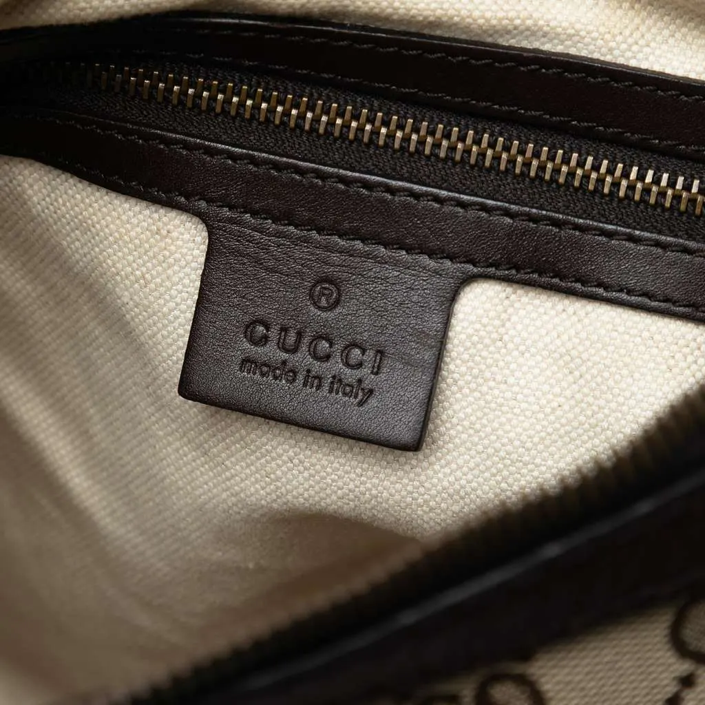 Gucci GG Canvas Scarlett Shoulder Bag Brown Canvas Good - Box View