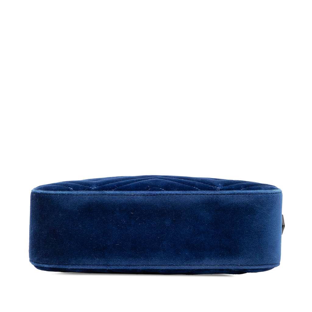 Gucci Small GG Marmont Matelasse Velvet Crossbody - 3