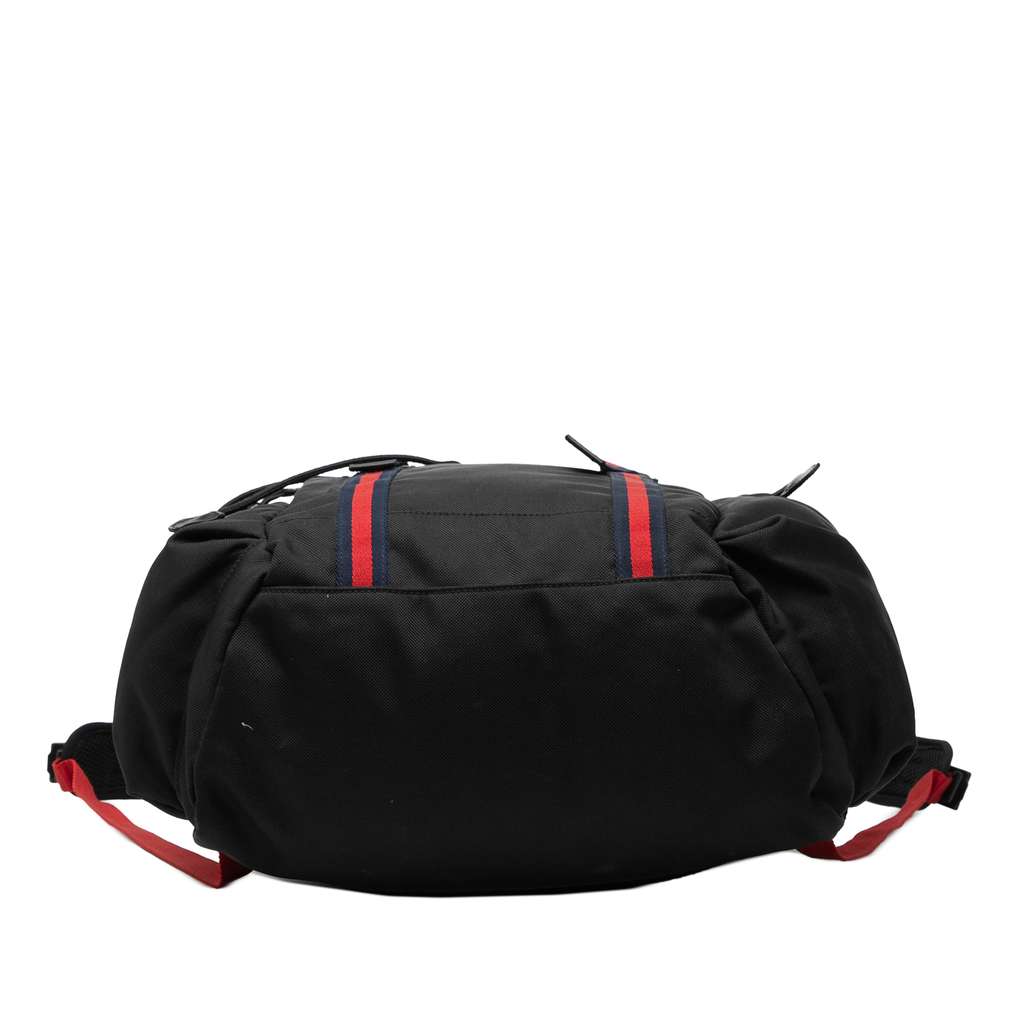 Gucci Techno Canvas Animalier Web Backpack - 3