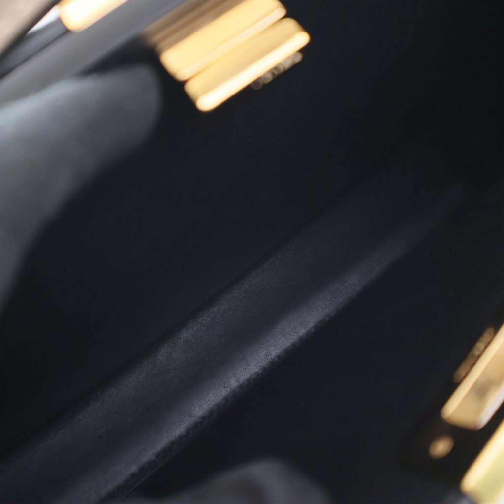 Fendi Small Leather Peekaboo Iconic Essentially Satchel - 5