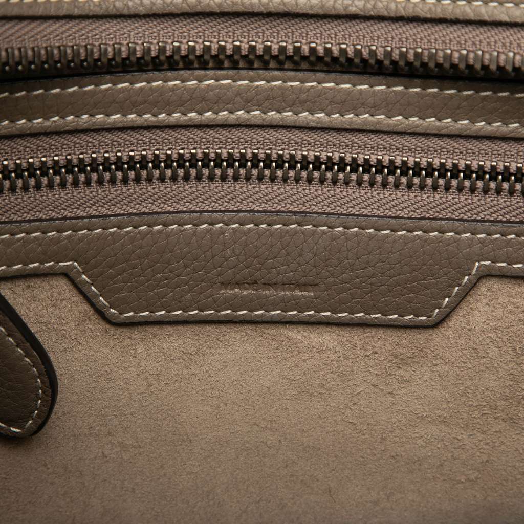 Celine Micro Leather Luggage Tote - 5