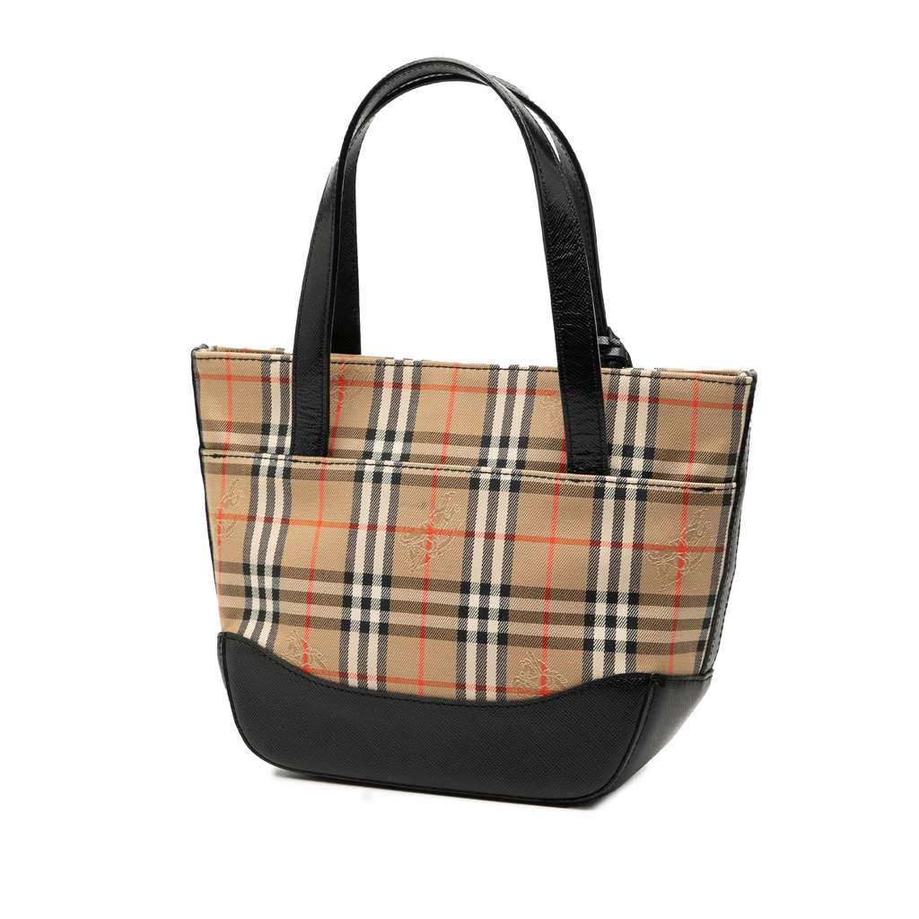 Burberry Haymarket Check Canvas Handbag - 2