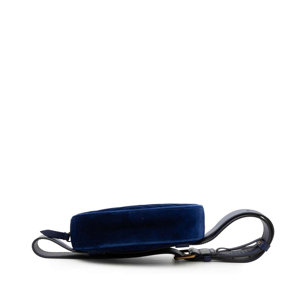 Gucci GG Marmont Velvet Matelasse Belt Bag - 3