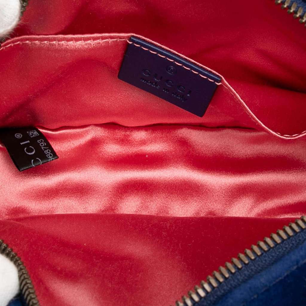 Gucci GG Marmont Velvet Matelasse Belt Bag - 4