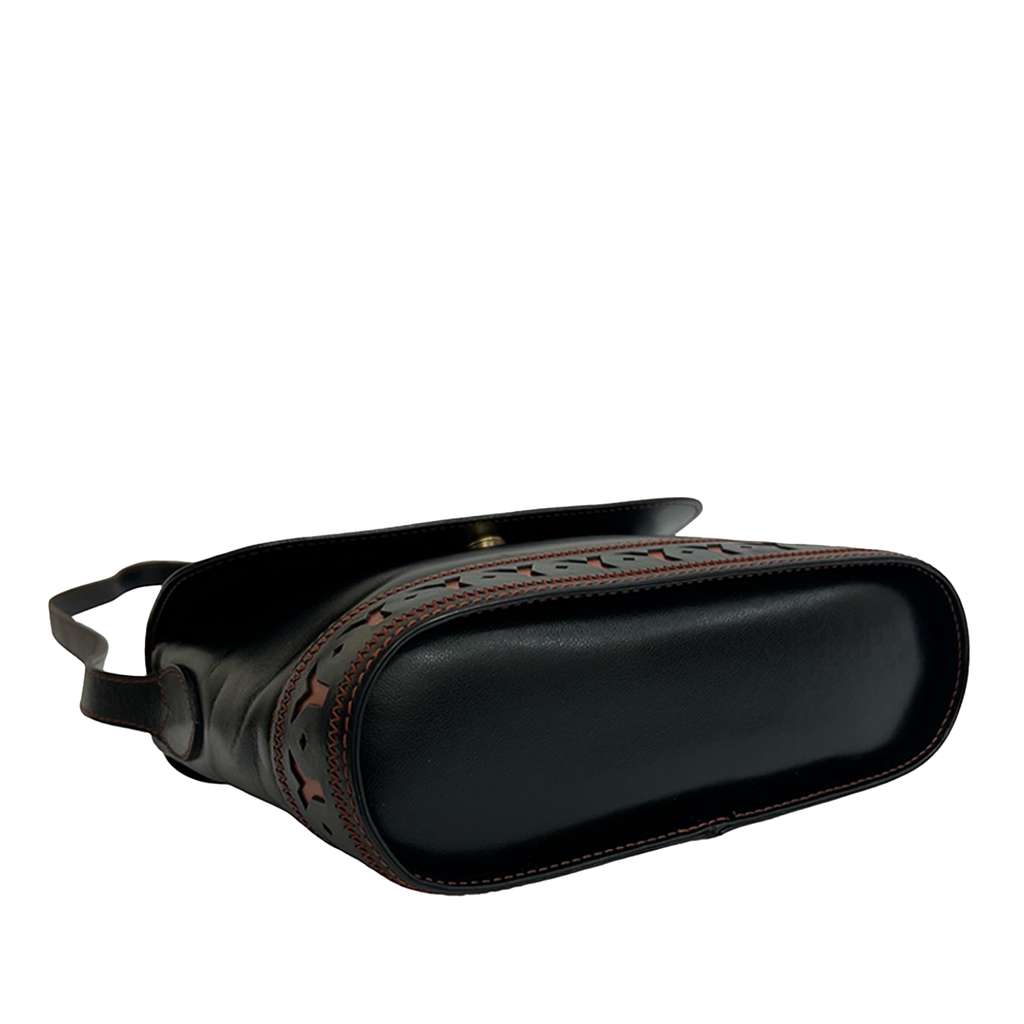 Saint Laurent Leather Cutout Crossbody - 4