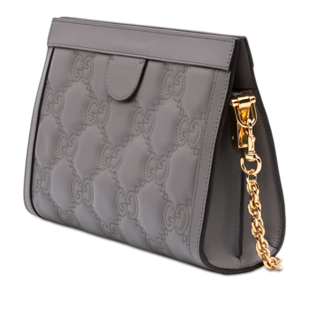 Gucci Small GG Marmont Matelasse Leather Ophidia Chain Bag - 2