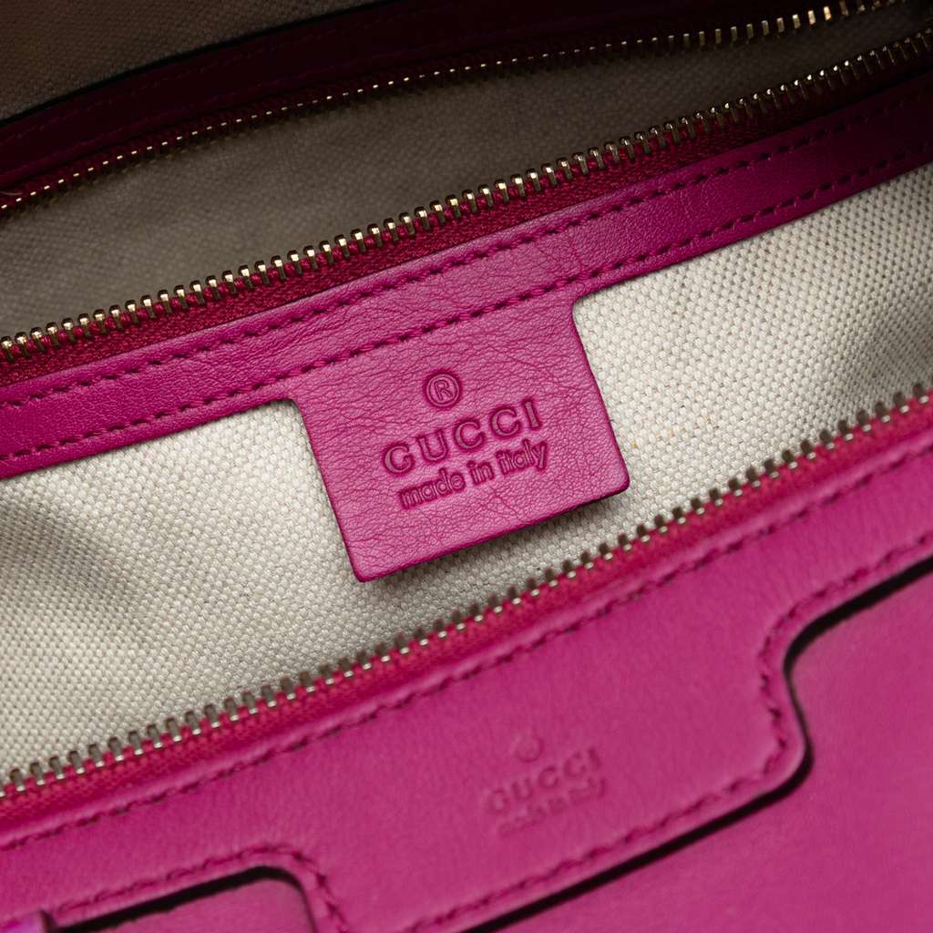 Gucci Small Microguccissima Trimmed Leather Joy Boston Bag - 5