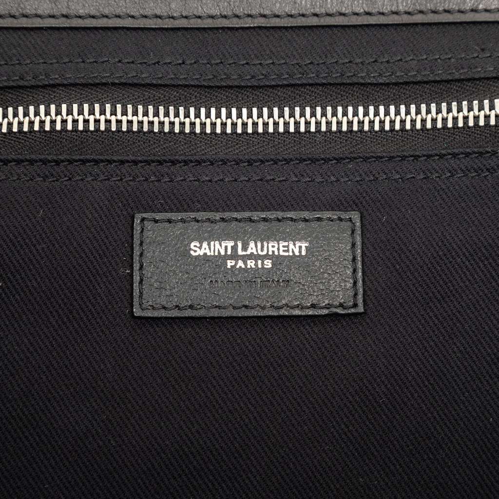Saint Laurent Large Smooth Calfskin Rive Gauche Tote - 5