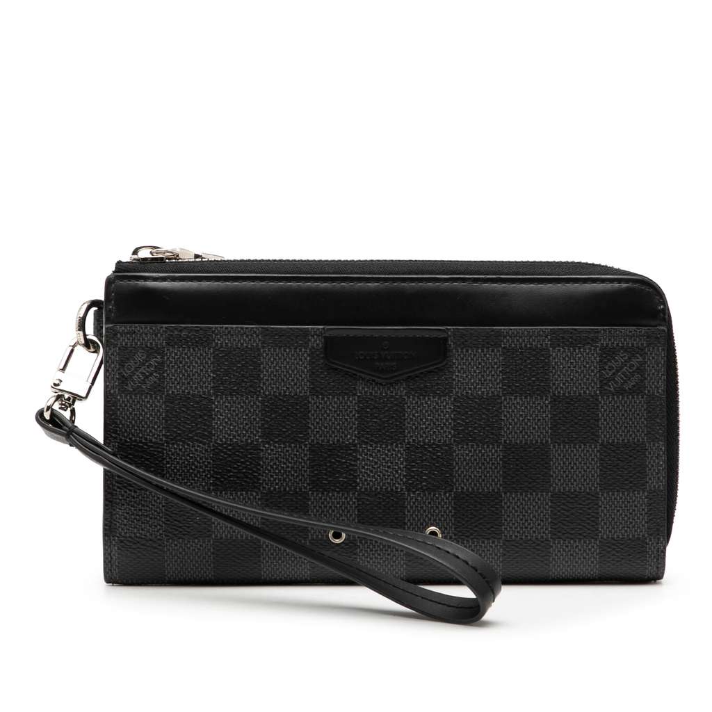 Louis Vuitton Damier Graphite Dragonne Zippy Long Wallet