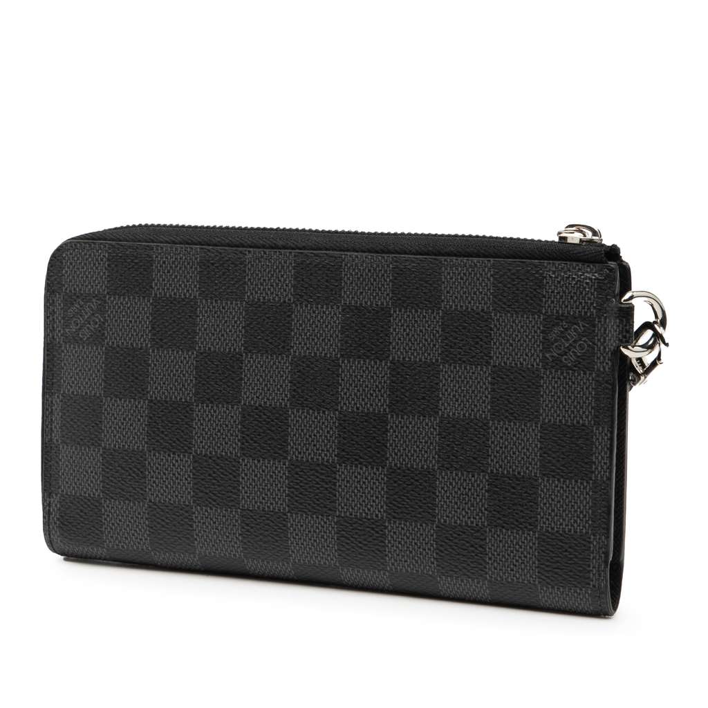Louis Vuitton Damier Graphite Dragonne Zippy Long Wallet - 2