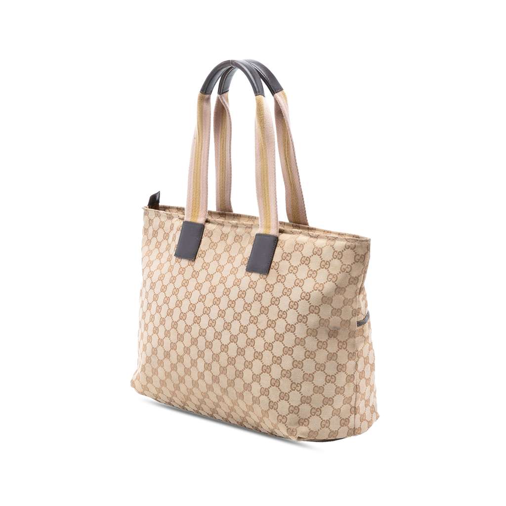 Gucci GG Canvas Web Tote - 2