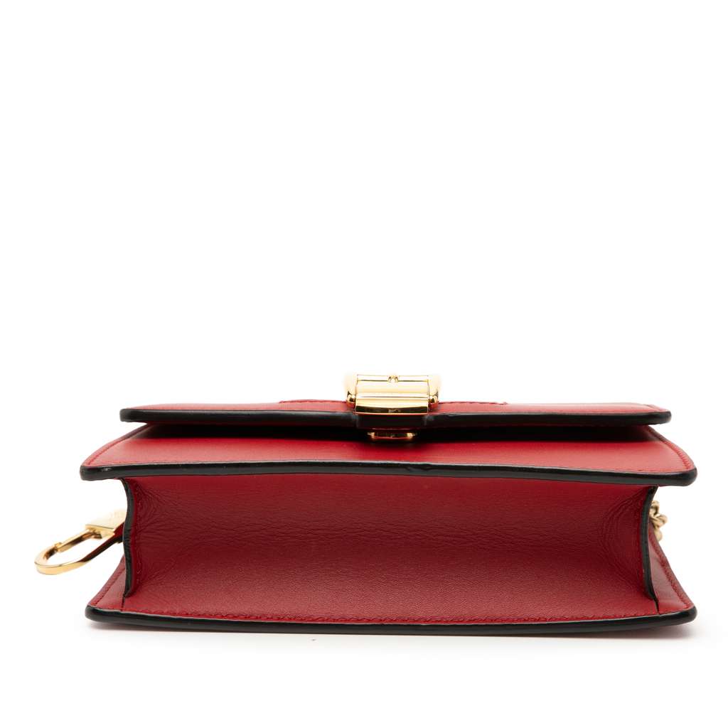 Gucci Super Mini Leather Sylvie Chain Crossbody - 3