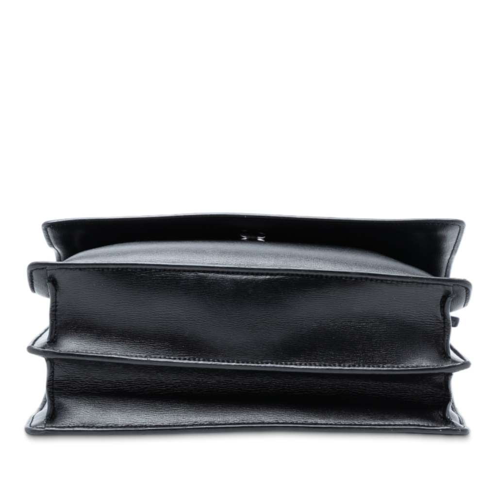 Saint Laurent Large Calfskin Monogram Sunset Crossbody - 3