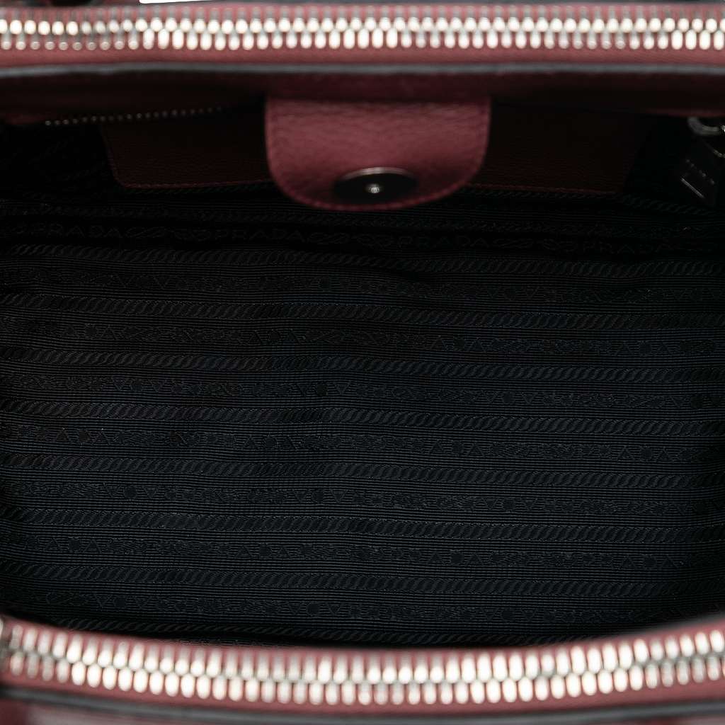 Prada Glace Calf Twin Pocket Satchel - 4