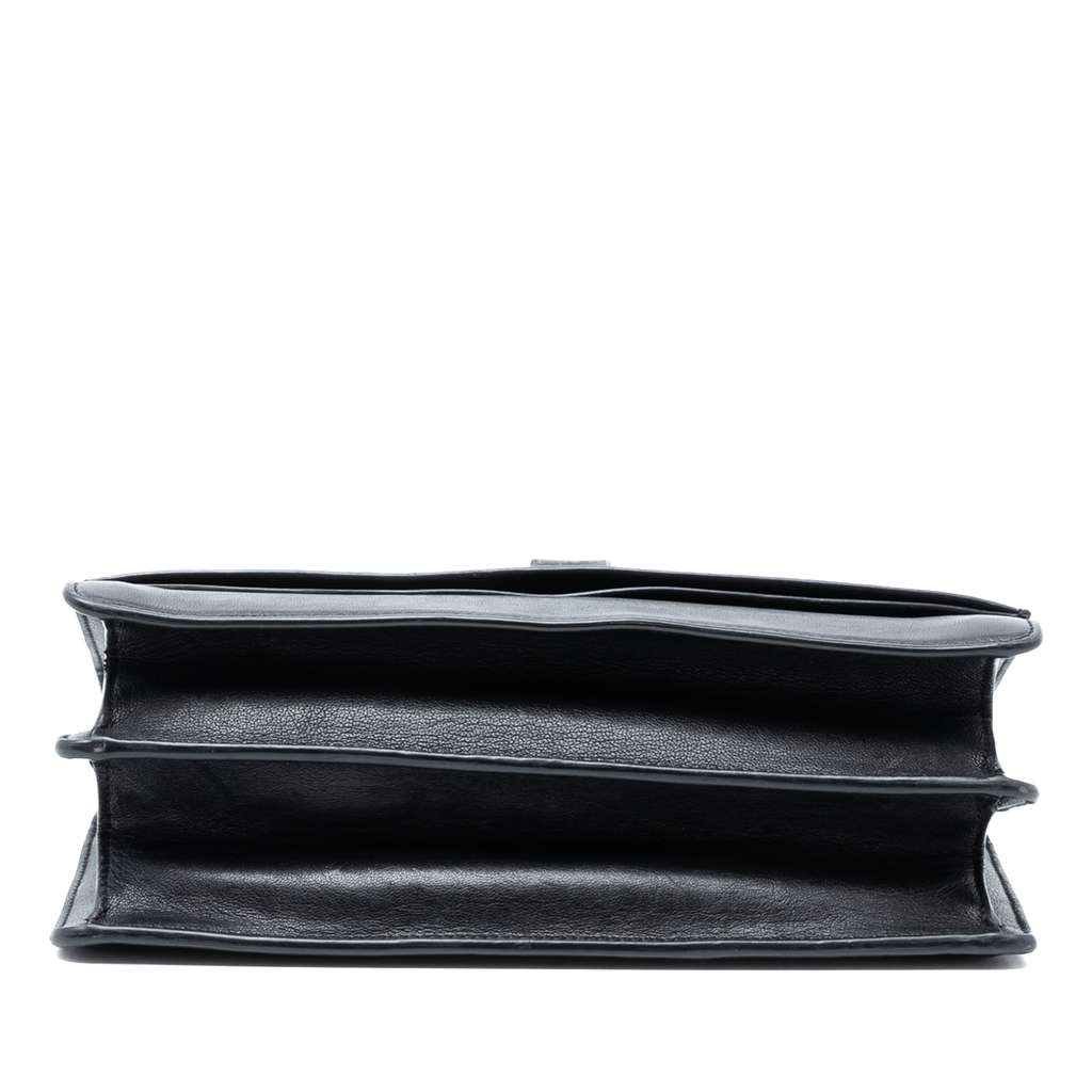 Saint Laurent Lambskin Monogram Flap Crossbody - 3
