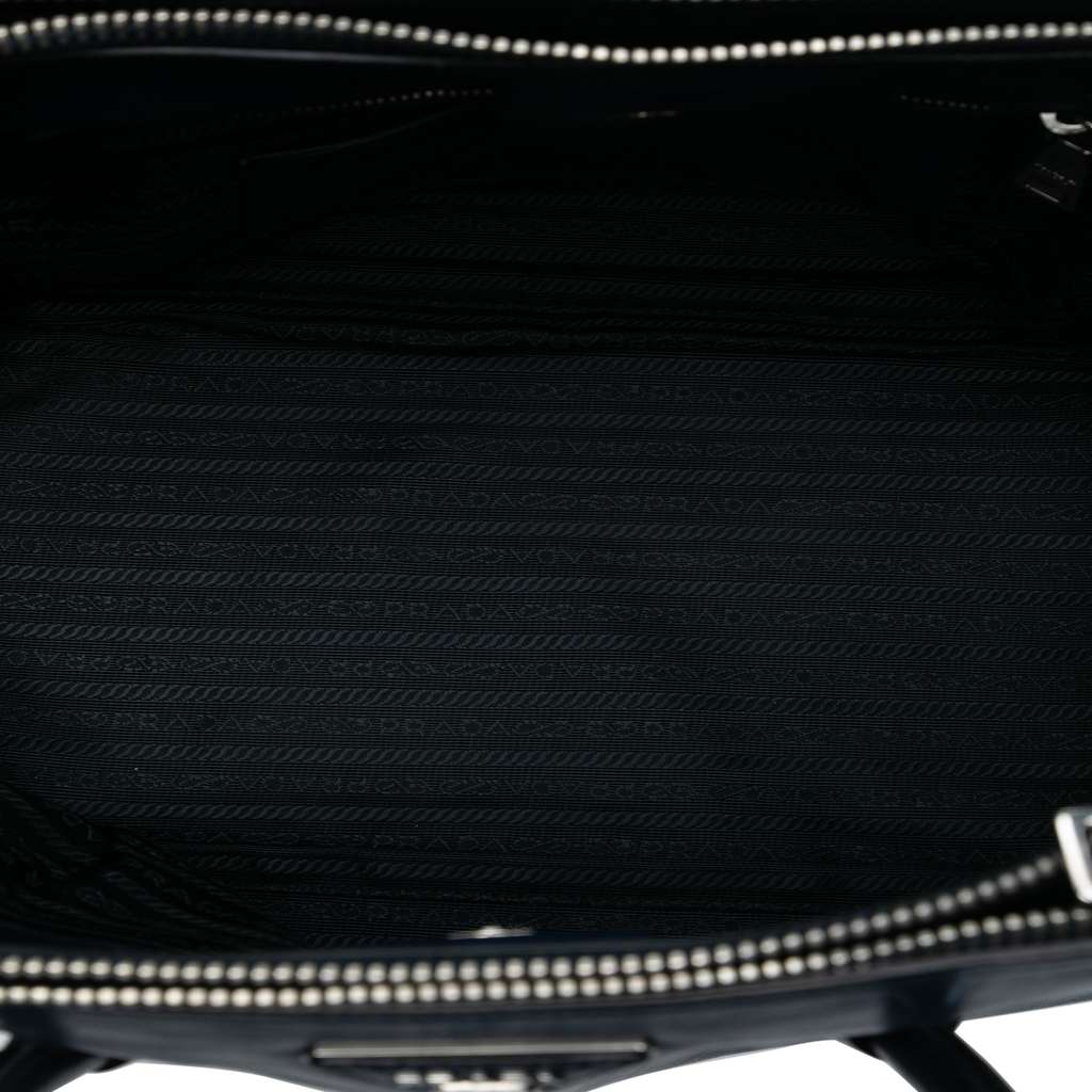 Prada Glace Calf Twin Pocket Double Handle Satchel - 4