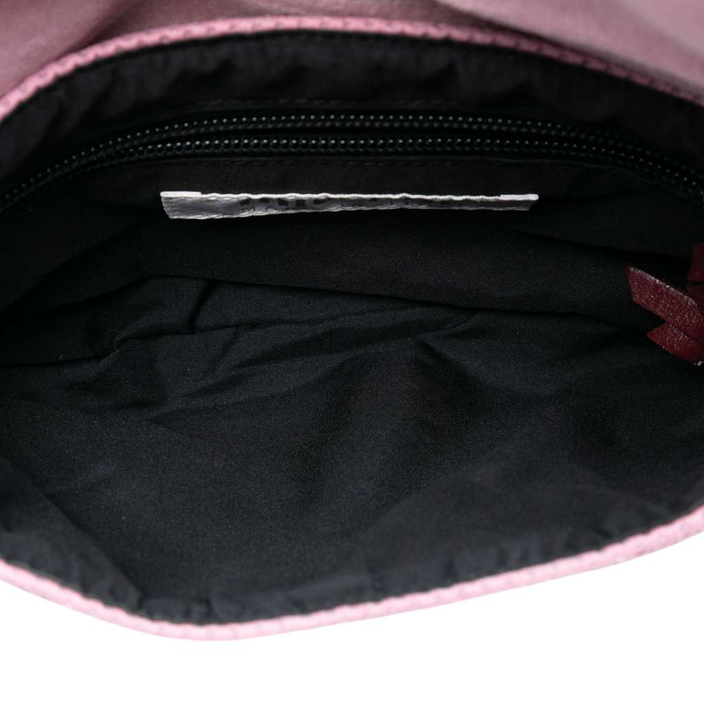 Miu Miu Leather Trimmed Mesh Handbag - 4