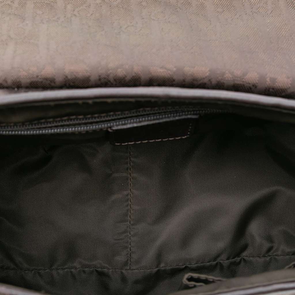 Dior Diorissimo Trotter Canvas and Leather Ethnic Flap Shoulder Bag - 4