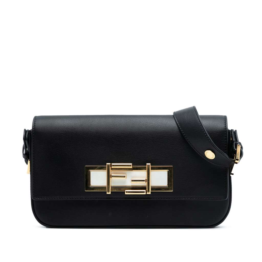 Fendi Leather 3Baguette Shoulder Bag