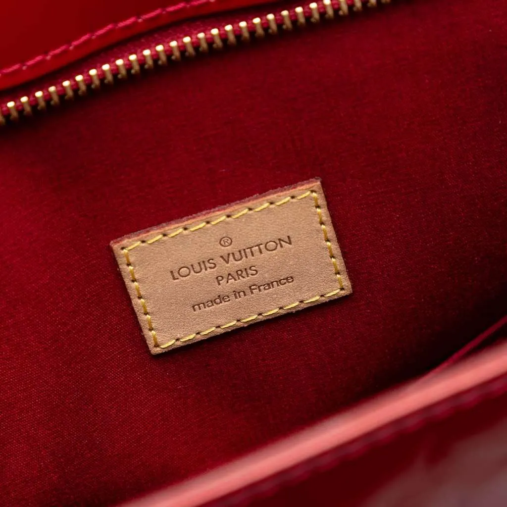Louis Vuitton Monogram Vernis Brentwood Red Leather Good - Box View
